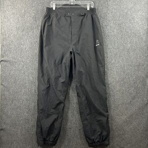 Vintage Alpine Design Gore-Text Ski Pants Men's Medium Black Fleece Lined Snow